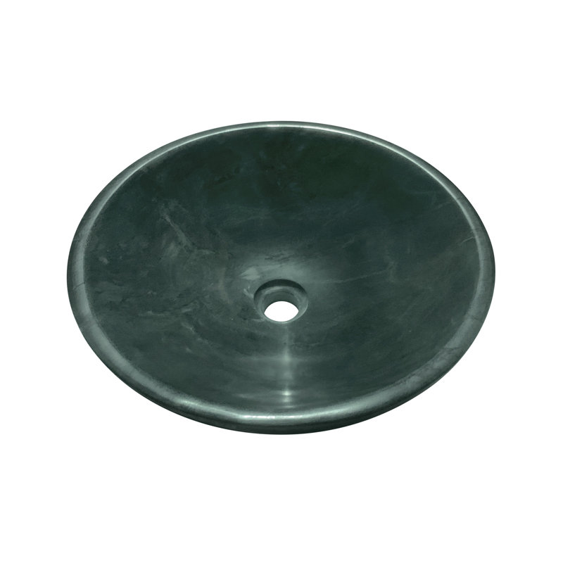 Lavabo vasque de salle de bain en marbre vert naturel, Vert