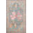 Handmade Blue Oushak Vegetable Dye Rug 4x7