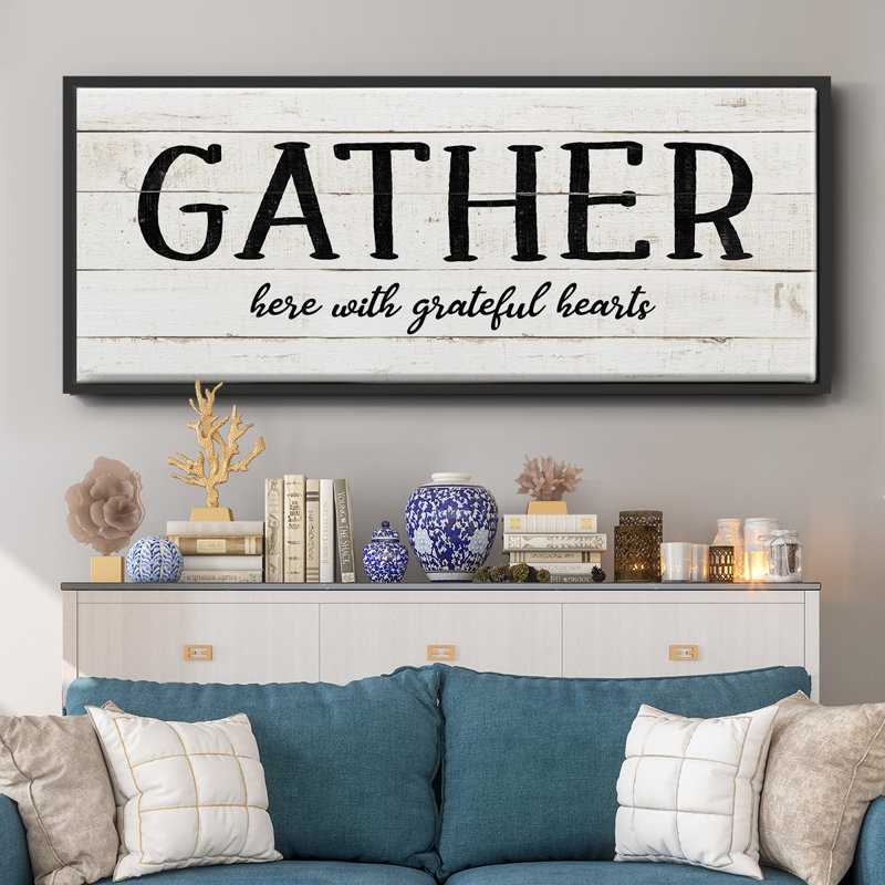 Gather - Toile encadrée, H 24 po x l 60 po