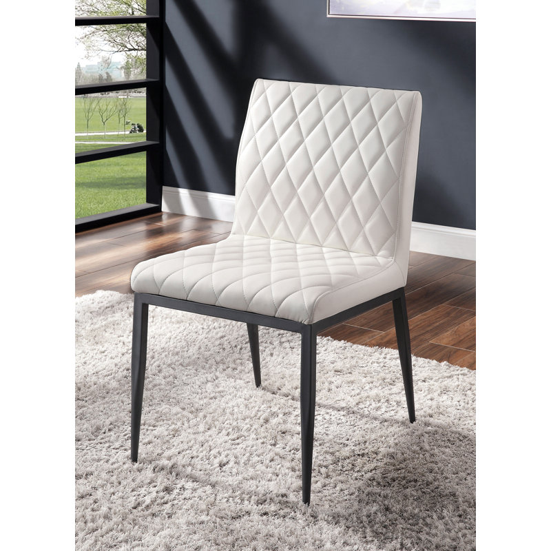 Annandale Upholstered Side Chair in Ivory