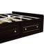 Structure de lit plateforme en bois avec 6 tiroirs-4890584