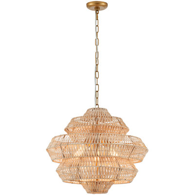 Lustre à niveaux variable à 3 lumières Akiya