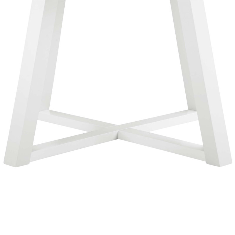 Ensemble de salle à manger 5 pièces avec table à tréteaux et 4 chaises élégantes, idéal pour créer un espace de salle à manger charmant et fonctionnel