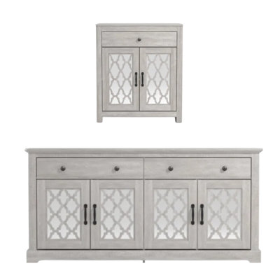 Chessani Transitional 2 Piece Sideboards Set