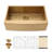Farmhouse Apron Single Bowl Stainless Steel Kitchen Sink-110603570