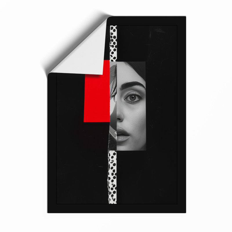 Divided Portrait Modern - Print, Unframed, A4 - 29.7 x 21.0 cm
