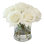 Real Touch Rose Arrangement In Glass Vase