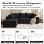 Canapé d'angle modulaire moderne 2 pièces en forme de L, style nuage, avec assise profonde et méridienne intégrée.-1747723771-1751980401