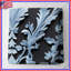 Couvre-lit matelassé damassé bleu floral toutes tailles-130094991