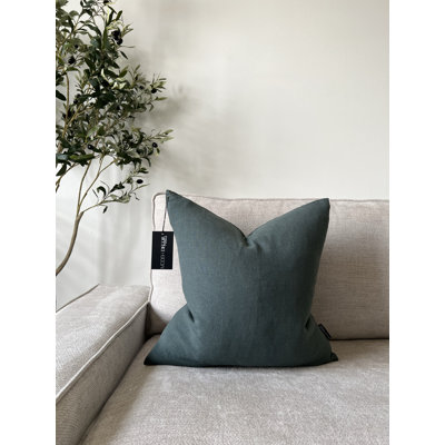 Linen Reversible Pillow Cover
