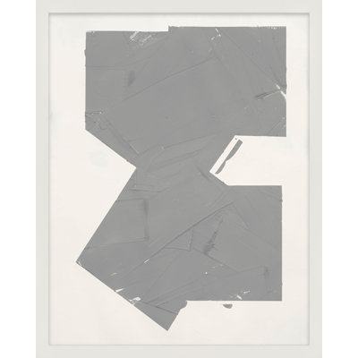 Buel " Equipoise In Greige VI " by Ivo Stoyanov Painting Print