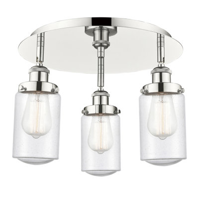 Erkson Glass Flush Mount