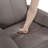 Luxury Mocha Leather Glider Recliner With Swivel, Durable Comfort For Living Room And Nursery Use