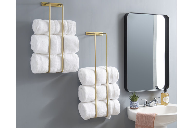 Rectangle Silver Stainless Steel Rectangular Towel Ring, For Bathroom - View #11