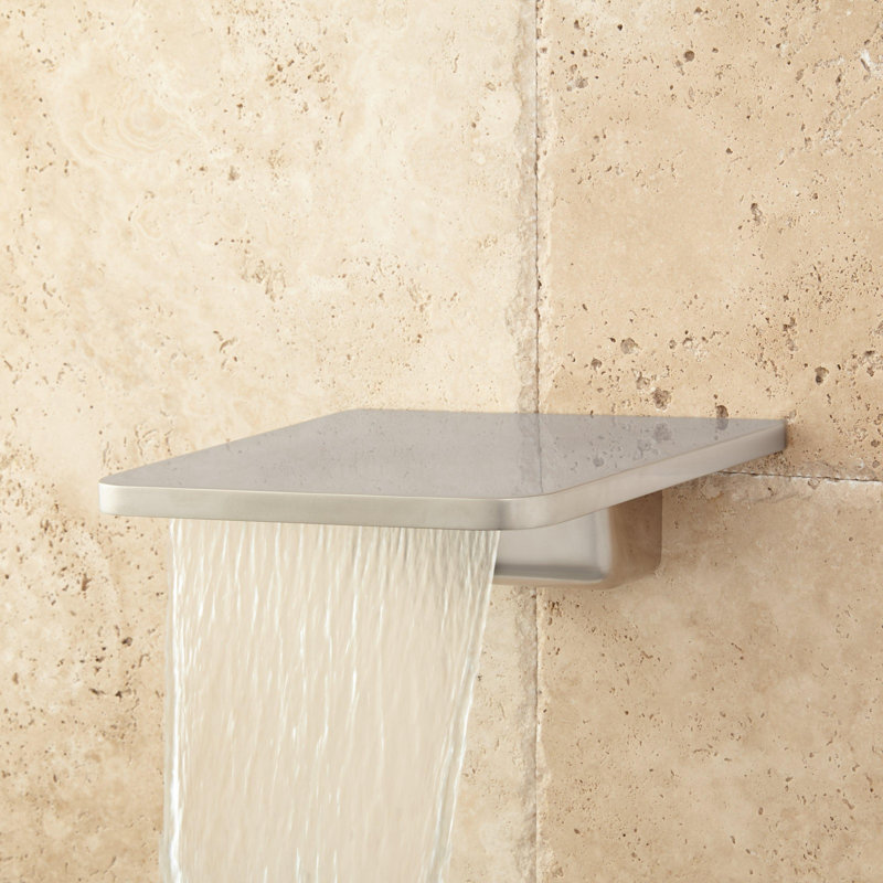 Bec de baignoire Knox, Nickel brossé