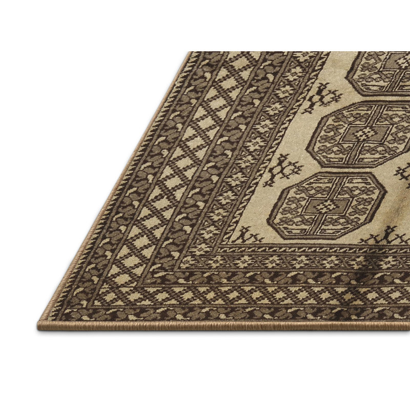 Tapis olive Southwestern, Rectangle 5 pi x 7 pi