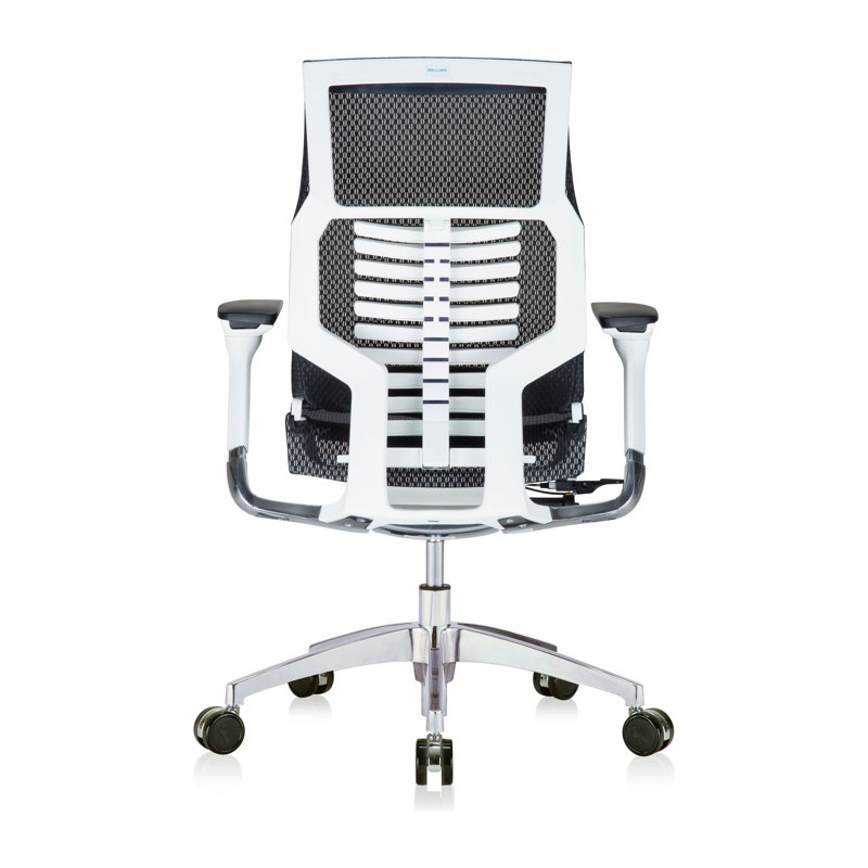 Mesh Executive Chair with Headrest, Gray, Black