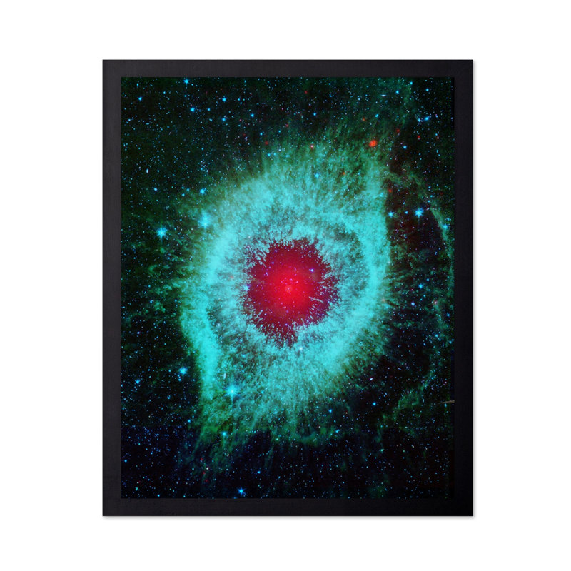 Nebula Galaxy, 11"H x 14"W, Poster, Black Framed