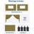 10x10Ft Pop up Canopy Sidewalls, 4 Piece-126106429