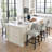 Bisto Upholstered Modern Counter Height Bar Stool with Solid Wood Legs (Set of 6)-1903564814-1903564812