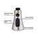 3-Function Kitchen Spray head with 10 Adapters,Chrome