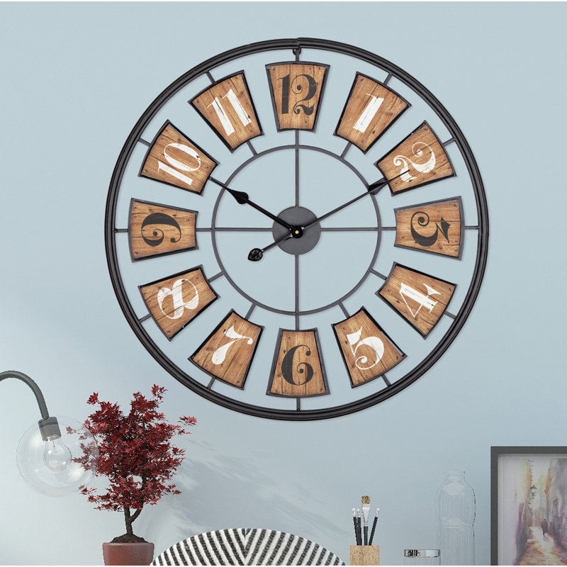 Gottlieb Metal Wall Clock