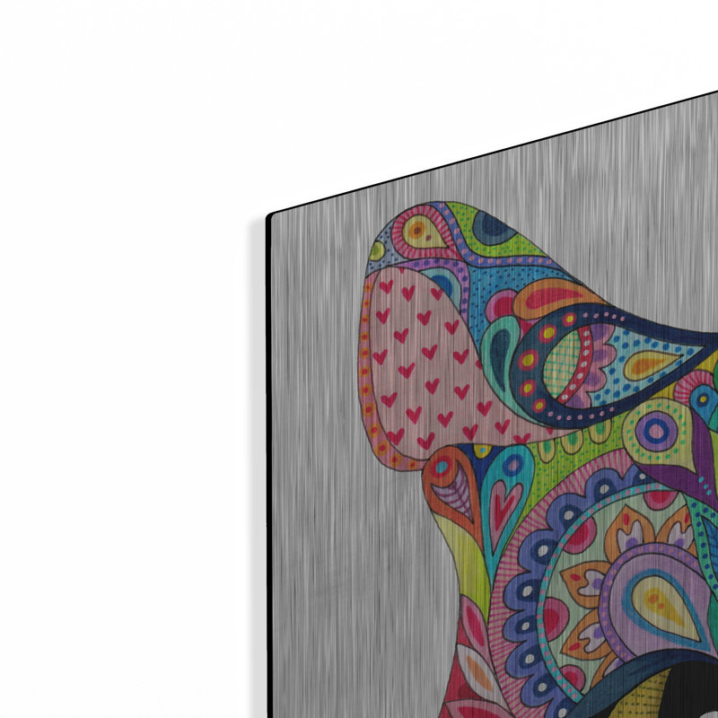 " Kaleidoscope Kitty " by Hello Angel, 36" H x 36" W