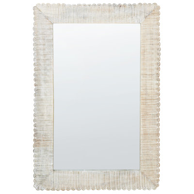 Kamthe Solid Wood Rectangle Mirror