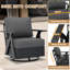 Ensemble de conversation pour patio 5 pièces, 2 chaises longues pivotantes, canapé et tables-1065509369