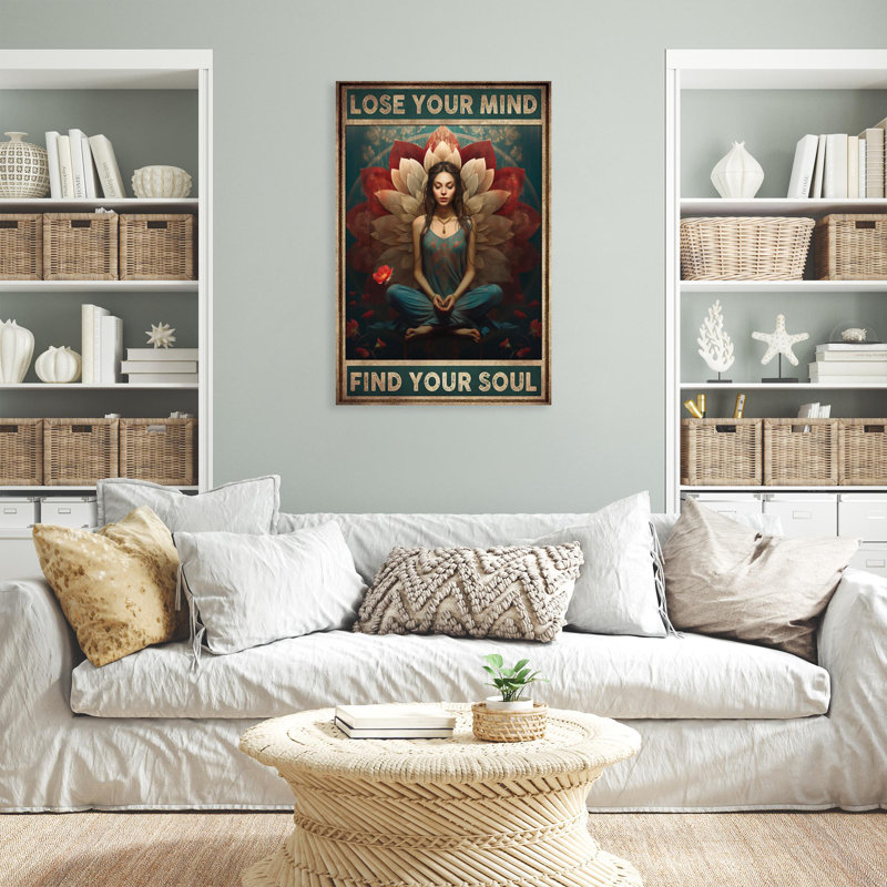 «Like Lose Your Mind Mind», impression sur toile, H 20 po x l 16 po x P 1,25 po