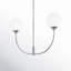 Lustre en chrome de 30 pouces Living District Nyomi-1754867048-1754867049