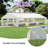 20Ft X 40Ft Canopy with Rolled Sidewalls,White-124639096-103532496
