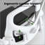 Chaise de bureau ergonomique, chaise de bureau avec appui-tête, chaise d'ordinateur à haut dossier avec accoudoirs et support lombaire réglable pour la salle d'étude de bureau à domicile-871544174-871544175