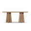 Console sculptée en bois recyclé de 72 po Flory
