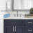 Replacement 21 Inch Side Splash In Carrara Marble