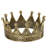 9" Vintage Gold Crown Decorative Sculpture
