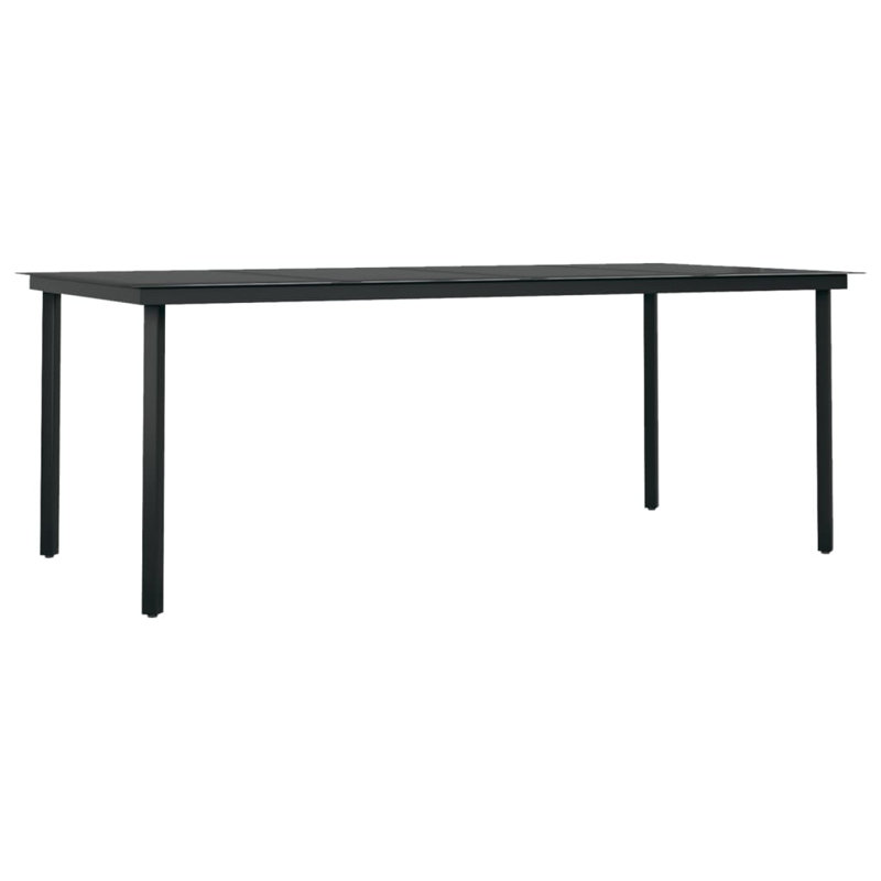Table de salle à manger d'extérieur, 78,7 po x 39,4 po x 29,1 po