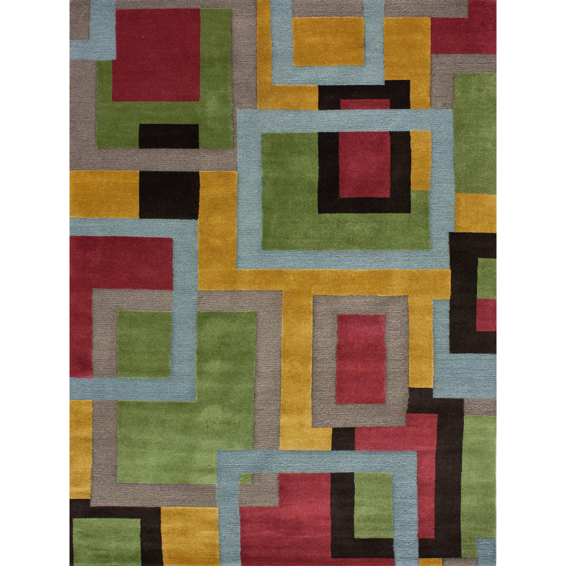 Abstract Area Rug in Agate, Rectangle 10' x 14'