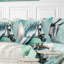 Cheval gris sur fond bleu - coussin imprimé animal-29517029-29517033