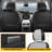 Full Set Seat Covers Universal Waterproof Leatherette For Cars Suvs Trucks Airbag Compatibility​​-117805546