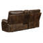 Causeuse inclinable brune