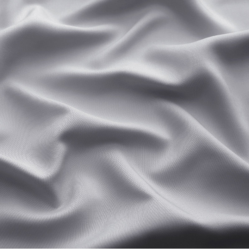 Ensemble de draps en rayonne de bambou Essential Collection, Ensemble de draps pour grand lit avec 2 taies d'or, Gris argenté