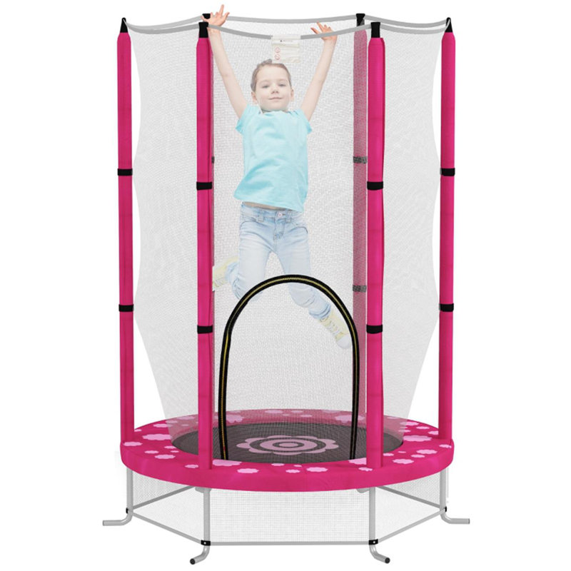 EvoNet 140cm Round with Safety Enclosure Kid / Toddler Trampoline