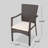Aaruhi 6 - Person Acacia Wicker Patio Dining Set with Rectangular Table
