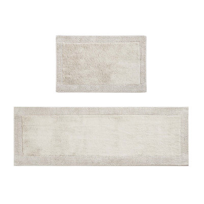 Hridya 100% Cotton Tufted Reversible Bath Rug