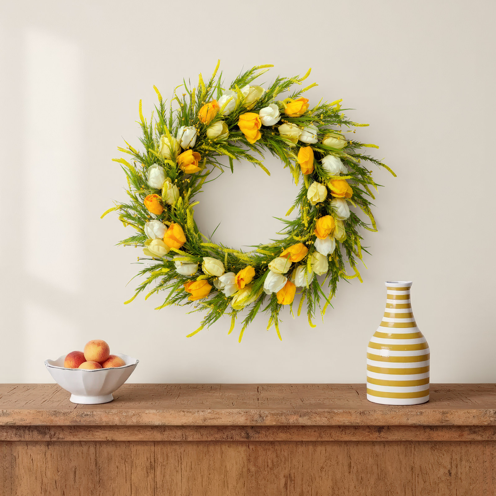30" Pine No Holiday Wreath