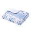 Housse de couette en microfibre à motifs floraux et à rayures, taille Twin/Twin XL, fermeture à boutons, lavable à la machine, avec liens intérieurs.