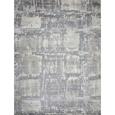 Tapis rectangulaire noué à la main