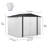 Galvanized Steel Storage Shed-105501000