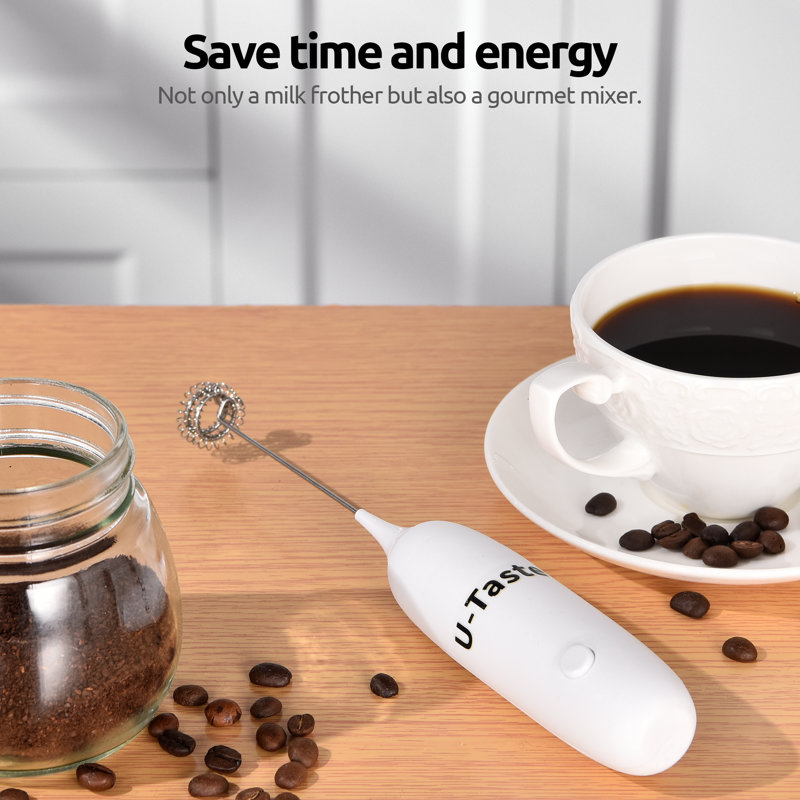 U-Taste Electric Egg Beater – Multi-Functional Whisk & Milk Frother For Coffee, Matcha, And Baking Needs